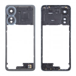 Μεσαίο πλαίσιο με πλαίσιο κάμερας πίσω για το Xiaomi Redmi 13C  Navy Blue Ori