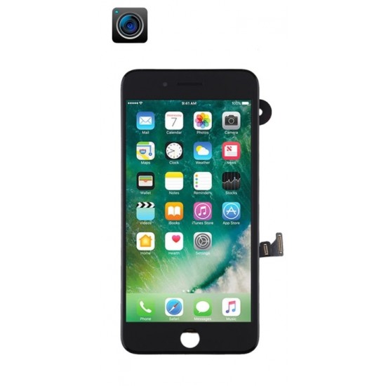 Οθόνη iPhone 7 PLUS  LCD και Digitizer με Μηχανισμό Αφής με μπροστινή κάμερα και ηχείο (black)
