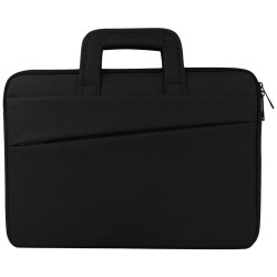 Universal Τσάντα Laptop/Tablet από μαλακό ύφασμα, με πλαϊνές τσέπες Μαύρη
