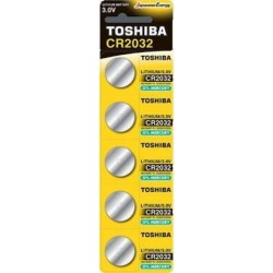 TOSHIBA Lithium CR2032 BP-5N (Συσκευασία 5 Τεμαχίων)